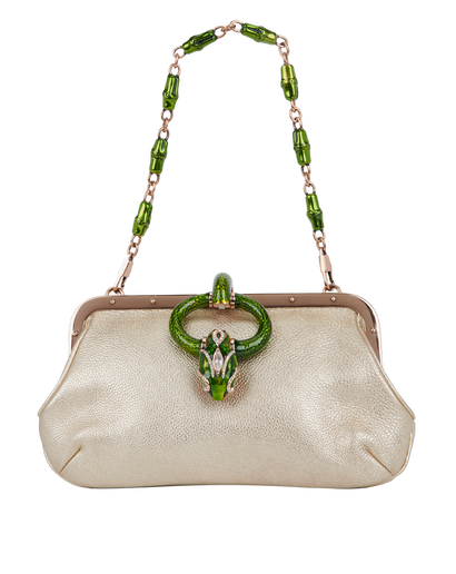 Embellished Dragon Evening Bag, front view